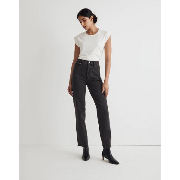Madewell Denim - Madewell Women's The Perfect Vintage Straight Leg Denim Jeans Lunar Wash Size 30